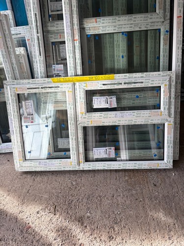 Brand new white upvc window