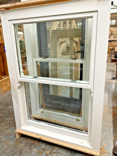 Bespoke timber sash window - timber,