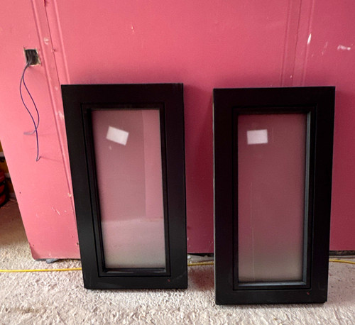 Black ali clad timber - , windows