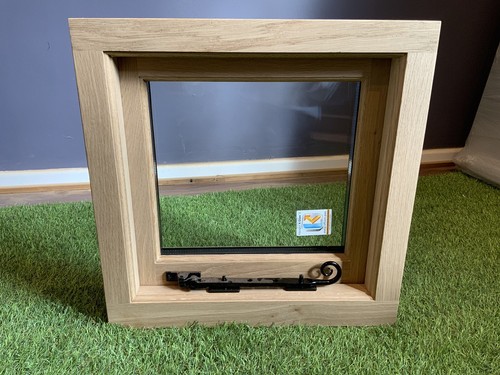 Oak wood timber window - oak, double
