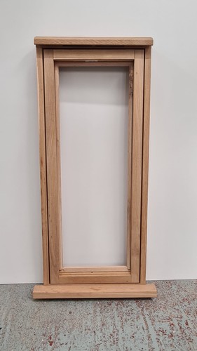 Wooden timber window solid - window, oak